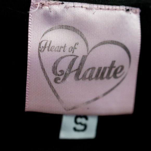 Vintage Style  Heart of Haute The Teresa Dress in Black French Terry⁠ - Picture 4 of 4